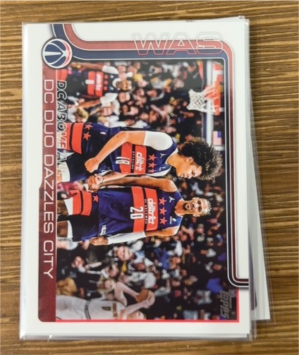 2025-26 Topps #285 DC Above All: DC Duo Dazzles City — front