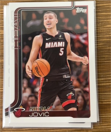 2025-26 Topps #76 Nikola Jovic — front
