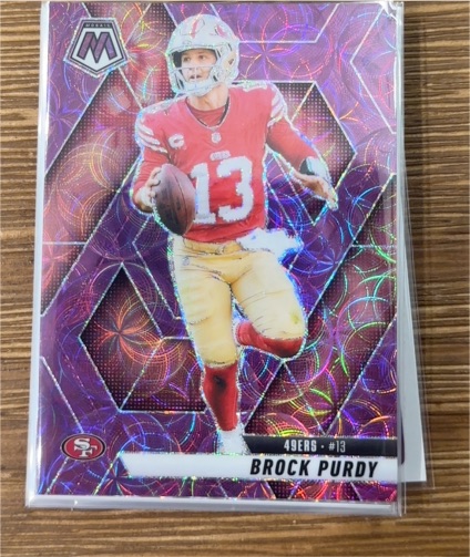 2025 Panini Mosaic #221 Brock Purdy — front