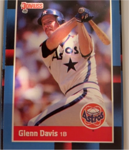 1988 Donruss #184 Glenn Davis — front
