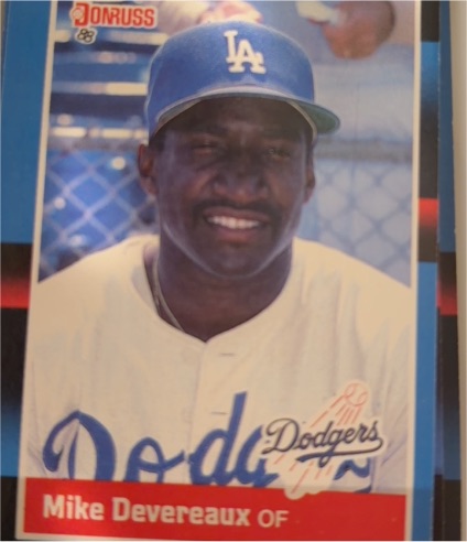 1988 Donruss #546 Mike Devereaux — front