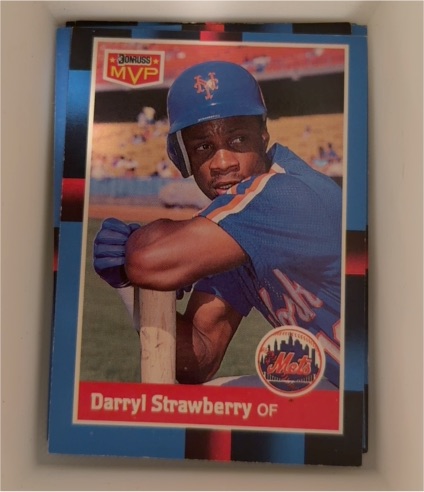1988 Donruss #BC-20 Darryl Strawberry MVP — front