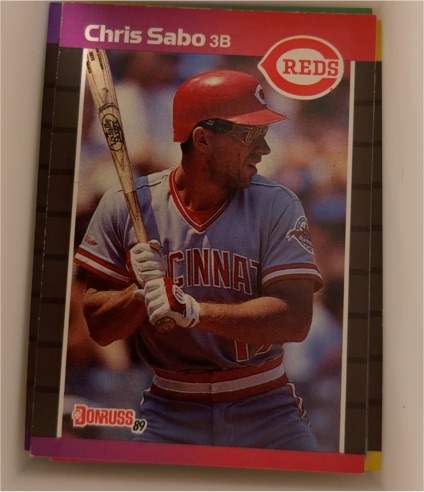 1989 Donruss #317 Chris Sabo — front
