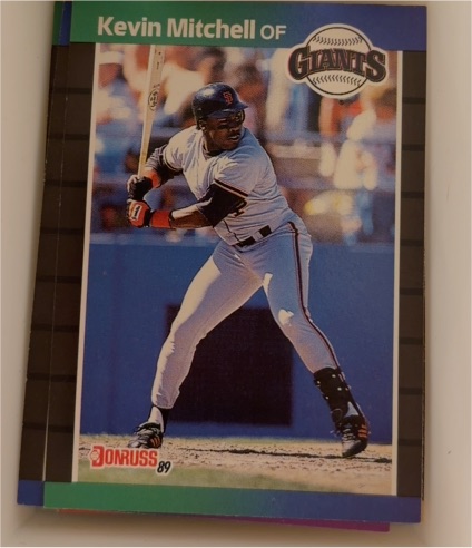 1989 Donruss #485 Kevin Mitchell — front