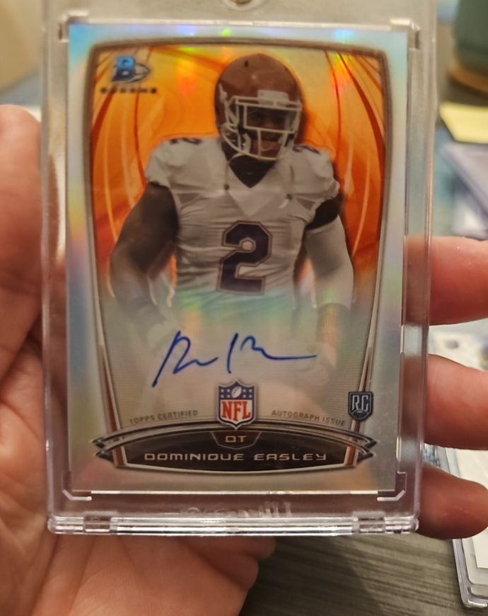 2014 Bowman Chrome #19 Dominique Easley — front