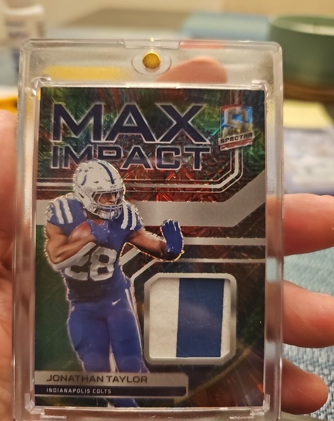 2022 Panini Spectra Max Impact #MI-JTA Jonathan Taylor — front