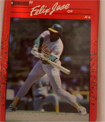 1990 Donruss #564 Felix Jose — front