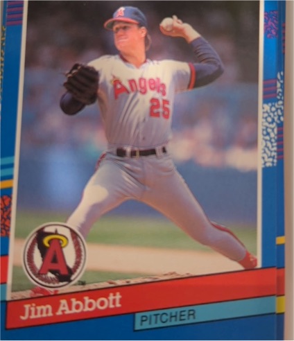 1991 Donruss #78 Jim Abbott — front