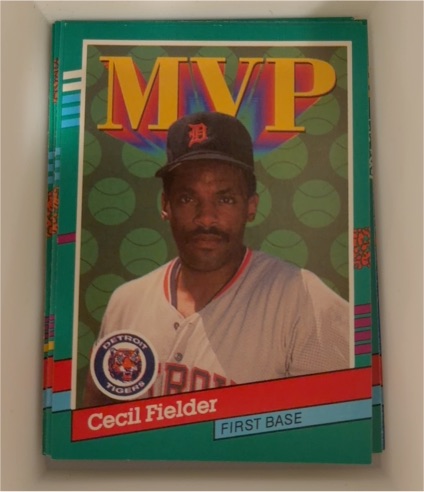 1990 Donruss #397 Cecil Fielder MVP Detroit Tigers — front
