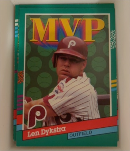 1991 Donruss #410 Len Dykstra — front