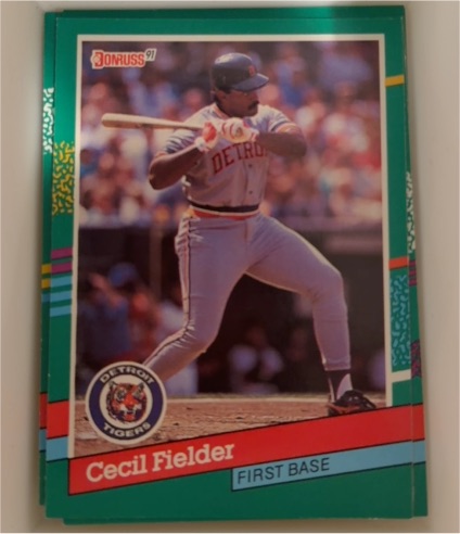 1991 Donruss #451 Cecil Fielder — front