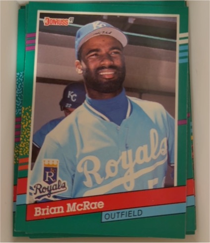 1991 Donruss #575 Brian McRae — front
