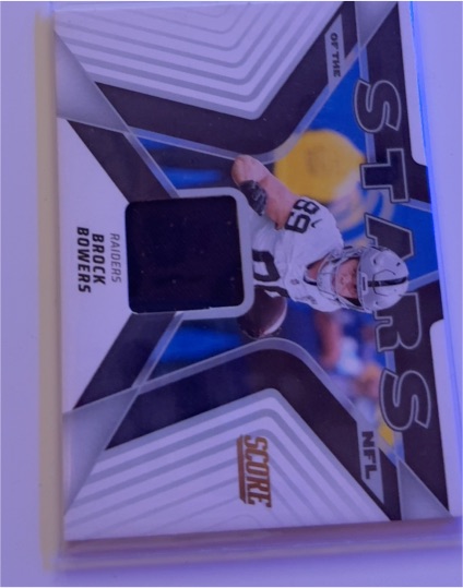 2024 Panini Score Stars of the NFL #SNJ-BBS Brock Bowers — front