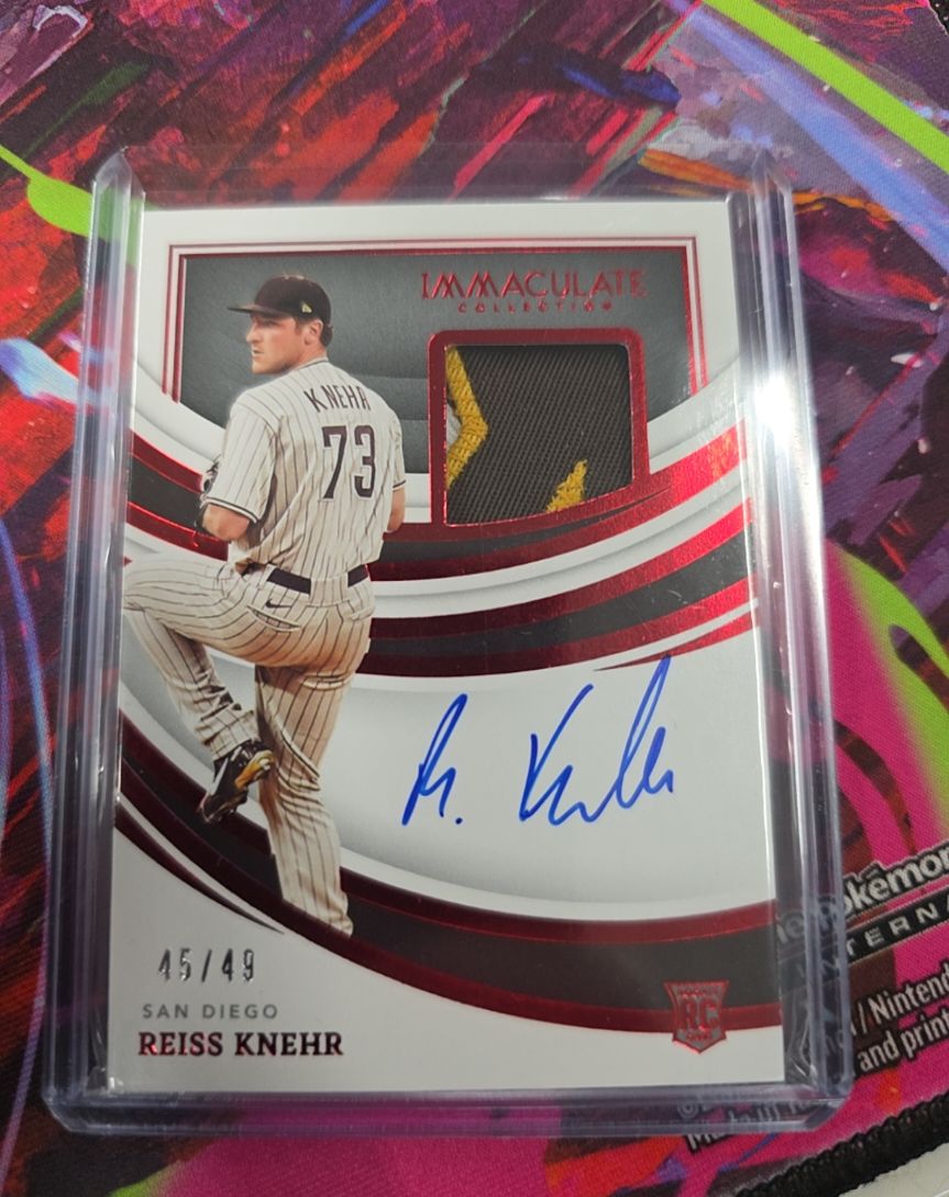 2022 Panini Immaculate #45 Reiss Knehr — front