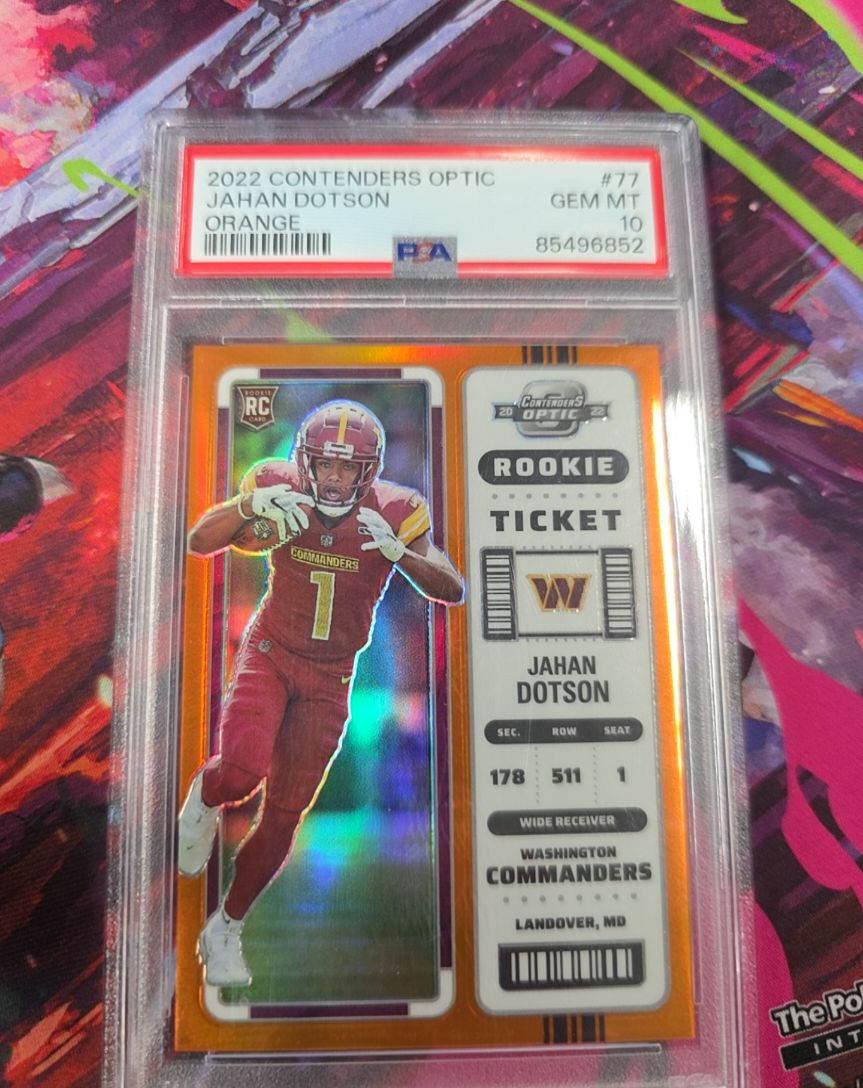 2022 Panini Contenders Optic #77 Jahan Dotson — front