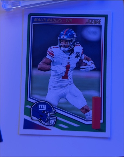 2025 Panini Score Football #105 Malik Nabers — front