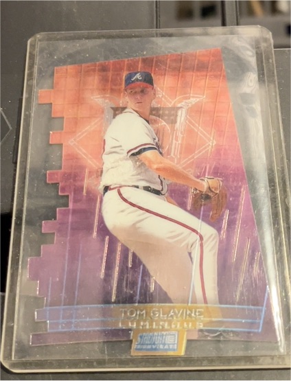 1999 Topps Stadium Club Triumvirate Luminous #T11C Tom Glavine — front