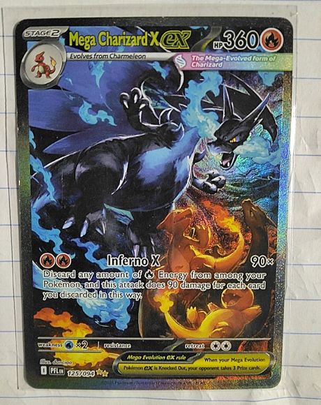 2025 Pokémon #125 Mega Charizard X ex — front