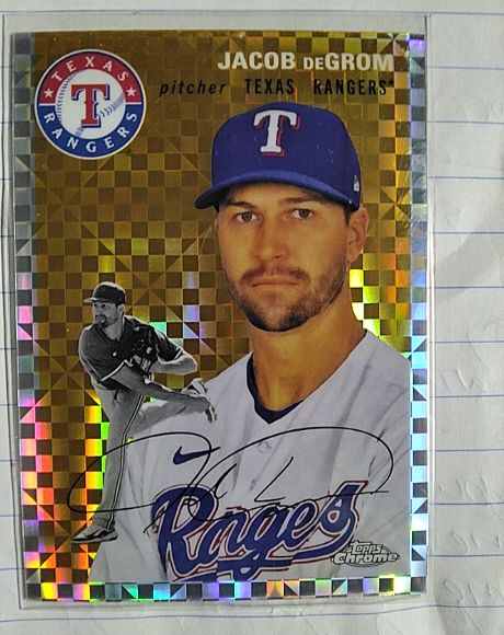 2023 Topps Chrome Platinum #380 Jacob deGrom — front