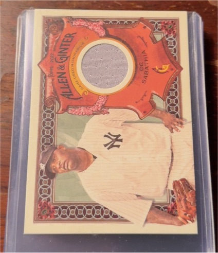2022 Topps Allen & Ginter #AGRA-CS C.C. Sabathia — front