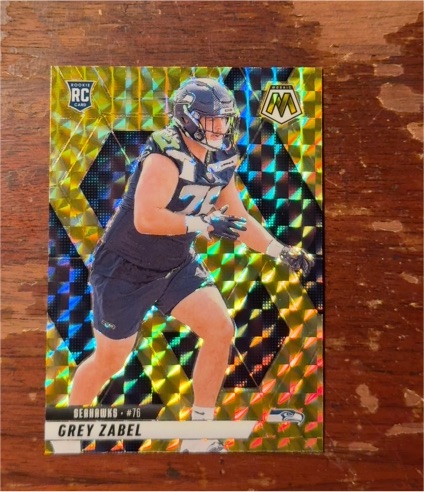 2025 Panini Mosaic #328 Grey Zabel — front