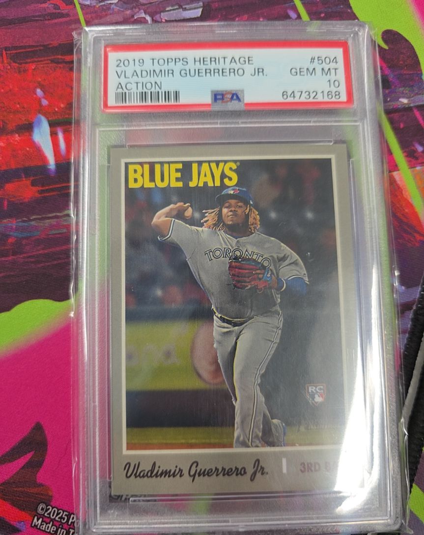2019 Topps Heritage #504 Vladimir Guerrero Jr. — front