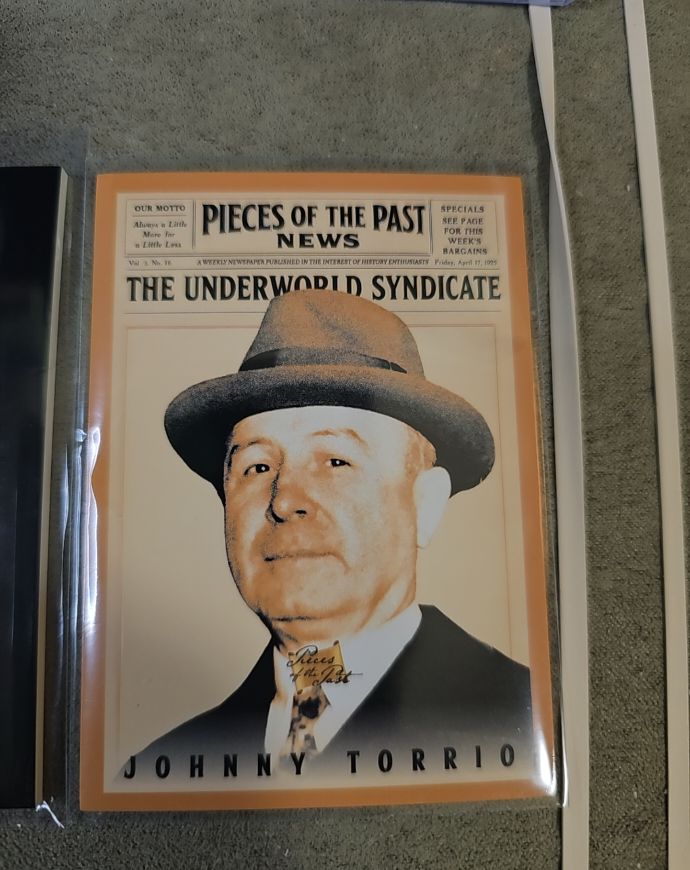 1995 Pieces of the Past #1 Johnny Torrio — front