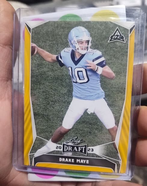 2023 Leaf Draft #34 Drake Maye — front