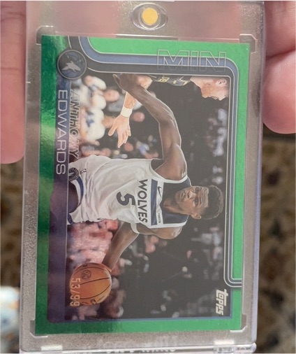2025-26 Topps Basketball #108 Anthony Edwards — front