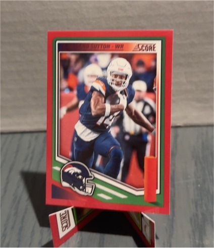 2025 Panini Score #286 Courtland Sutton — front