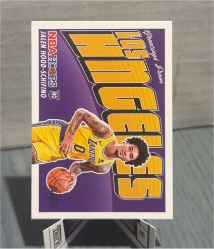 2023-24 Panini NBA Hoops #6 Jalen Hood-Schifino Rookie Greetings — front