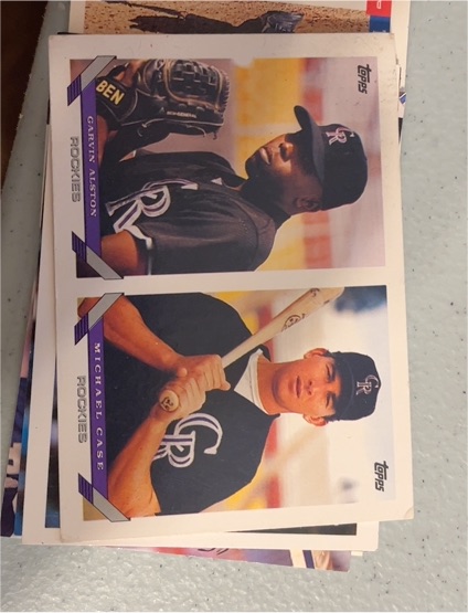 1993 Topps #661 Garvin Alston / Michael Case — front