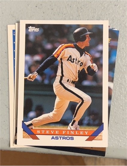 1993 Topps #148 Steve Finley — front