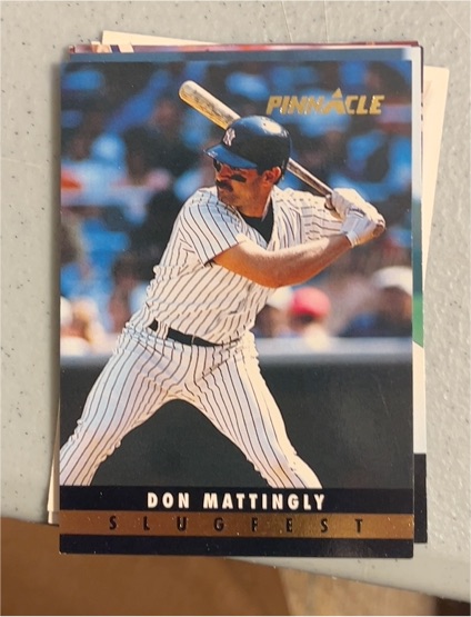 1993 Pinnacle #23 Don Mattingly Slugfest — front