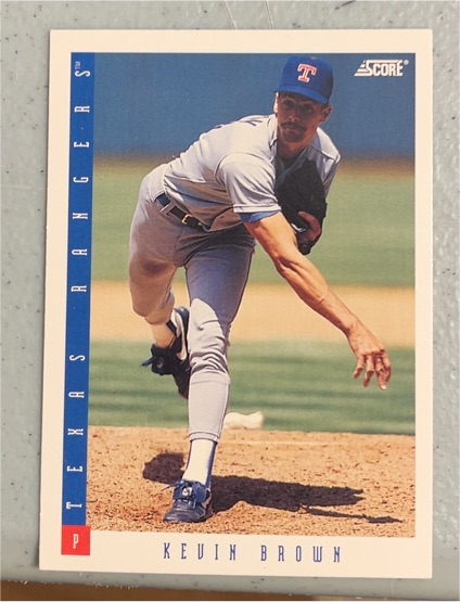 1993 Score #146 Kevin Brown — front