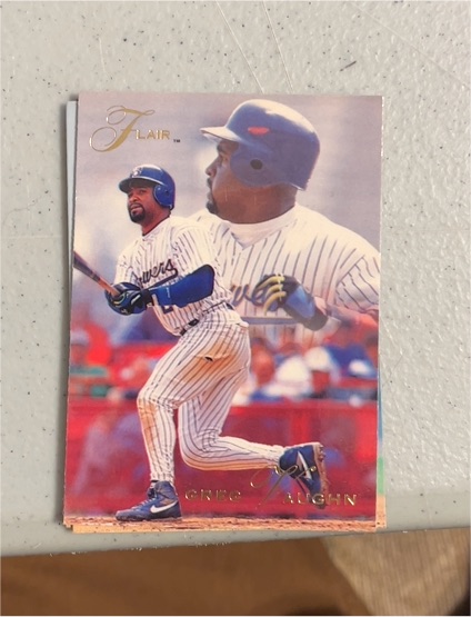 1993 Fleer Flair #231 Greg Vaughn — front