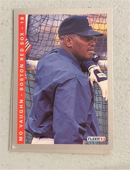 1993 Fleer #184 Mo Vaughn — front