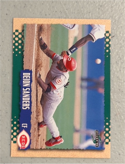 1995 Score #266 Deion Sanders — front