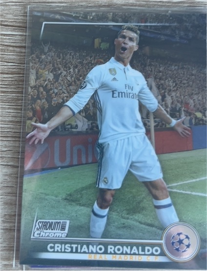 2022-23 Topps Stadium Club Chrome UEFA Champions League #7 Cristiano Ronaldo — front