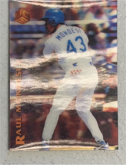 1995 Pinnacle Sportflix UC3 #135 Raul Mondesi — front