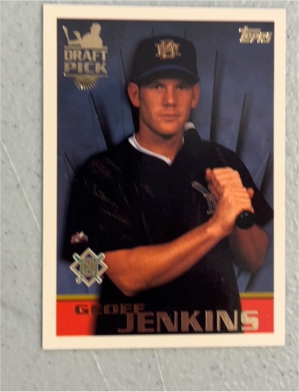 1996 Topps #24 Geoff Jenkins — front