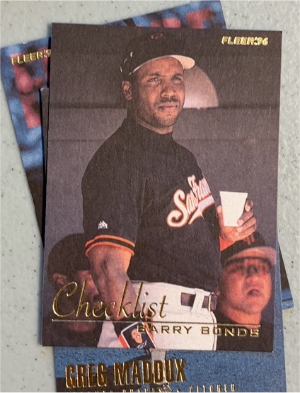 1996 Fleer Update #U246 Barry Bonds — front