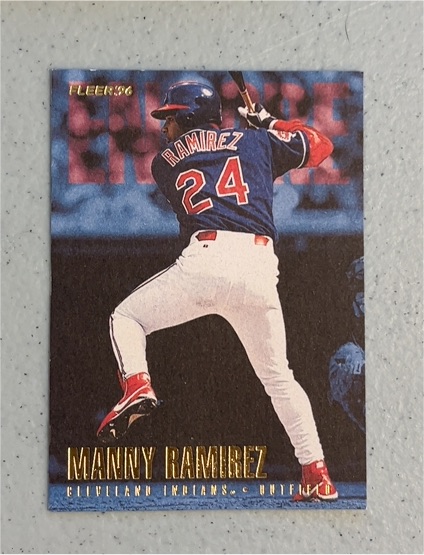 1996 Fleer Update #U236 Manny Ramirez — front
