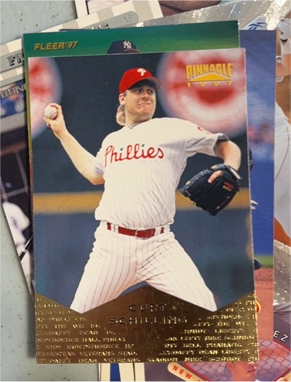 1997 Pinnacle #9 Curt Schilling — front