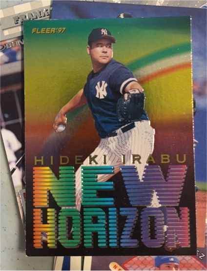 1997 Fleer #8 Hideki Irabu New Horizon — front