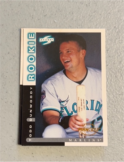 1998 Score #237 Todd Dunwoody — front