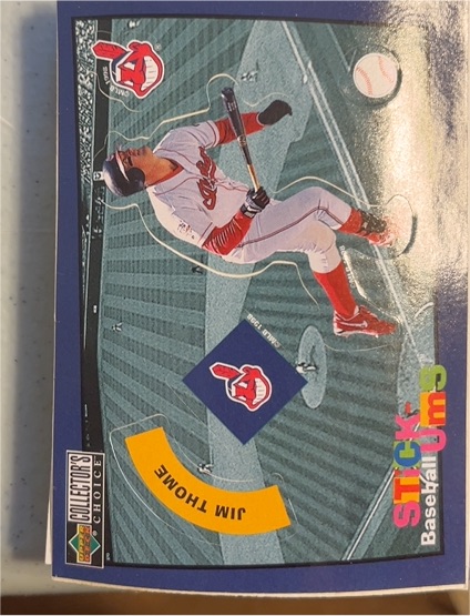 1998 Upper Deck Collector's Choice Stick-Ums #10 Jim Thome — front