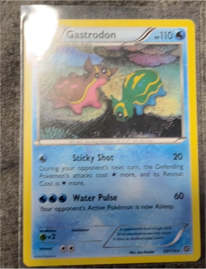 2016 Pokémon XY Steam Siege #29 Gastrodon — front