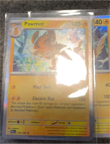 2024 Pokémon SV03 #034 Pawmot — front