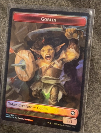 2021 Magic: The Gathering #012 Goblin Token — front